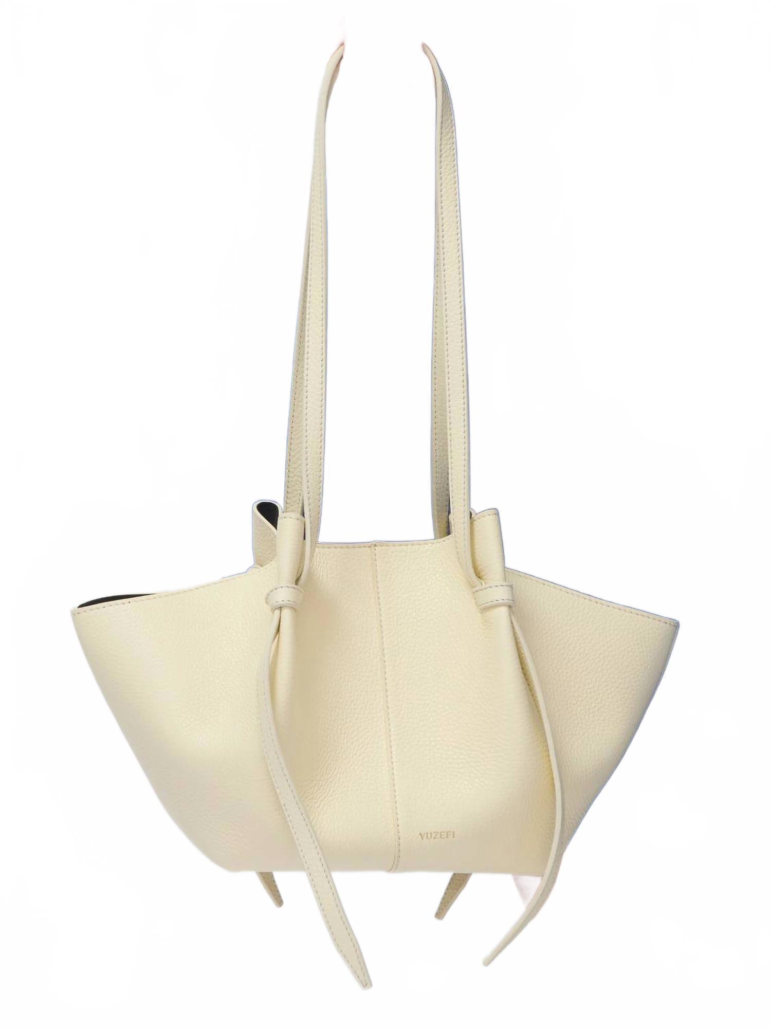 New Yuzefi Women's Mochi Bag In Vanilla Pebble Grain — image 5 of 5